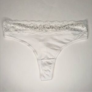 NWOT M&S EU 40 S/M PANTIE UNDERWEAR LINGERIE WHITE NEUTRAL